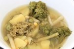 Овощной суп со стручковой фасолью и цветной капустой