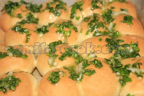 пампушки с чесноком