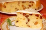 Лимонный кекс с изюмом в мультиварке