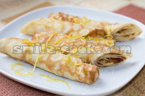 блины по-ирландски с ромом и корицей