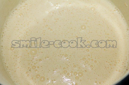 тесто для блинов с ромом и корицей