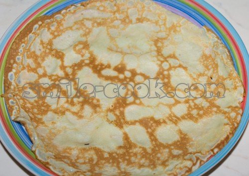 блины с ромом и корицей