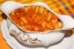 Фасоль, тушенная с овощами