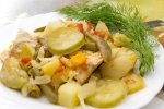 Овощное рагу с мясом индейки в мультиварке