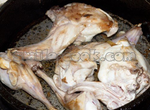 жареный кролик жареный кролик