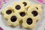 Апельсиновое печенье с джемом