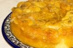Банановый пирог с соком маракуйи